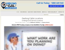 Tablet Screenshot of geelongcablelocations.com.au